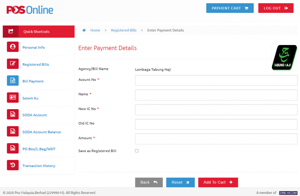 It S Now Possible To Place A Deposit To Tabung Haji Via Pos Online Technave