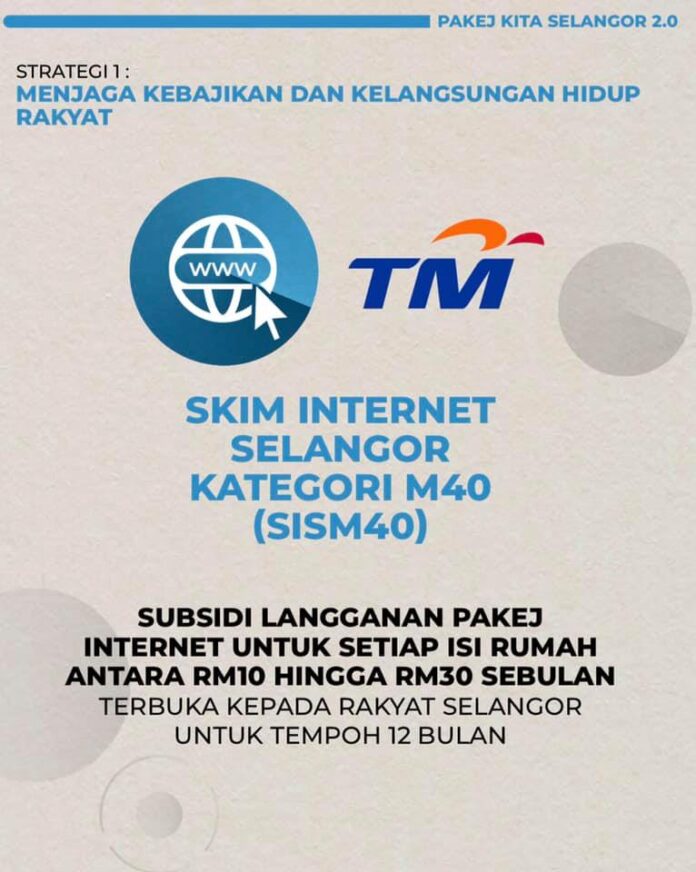 Kerajaan Selangor umumkan program Data Internet Selangor, bantu B40